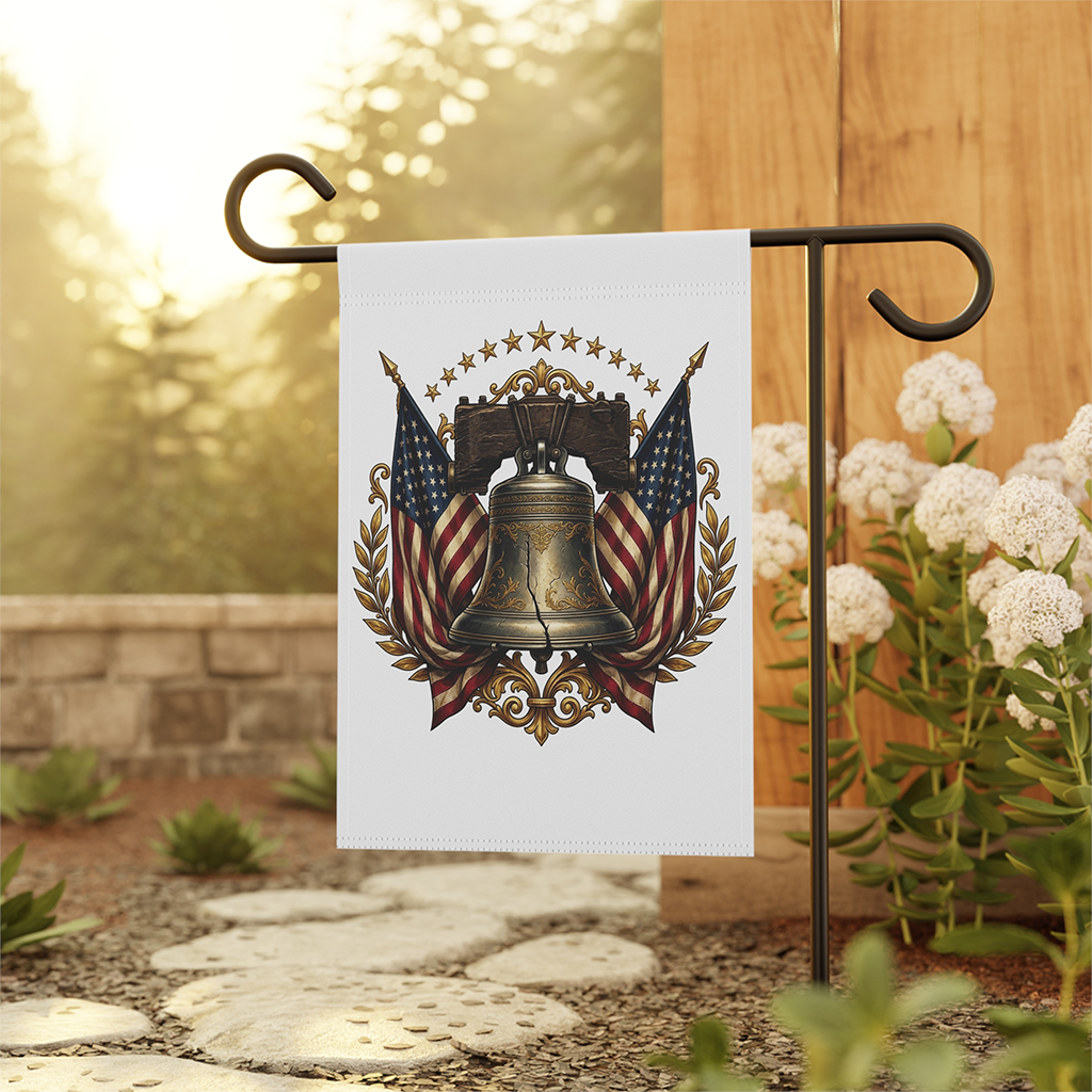 250 Years Anniversary USA Flag - 250th Independence Day Patriotic Gift for Garden Decor - back view