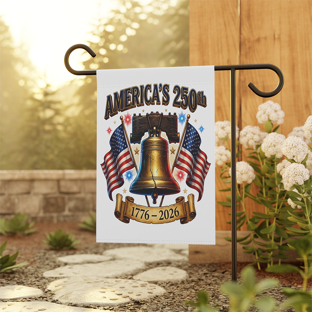 America 250th Anniversary Flag - Independence Day Gift for House Decor - back view