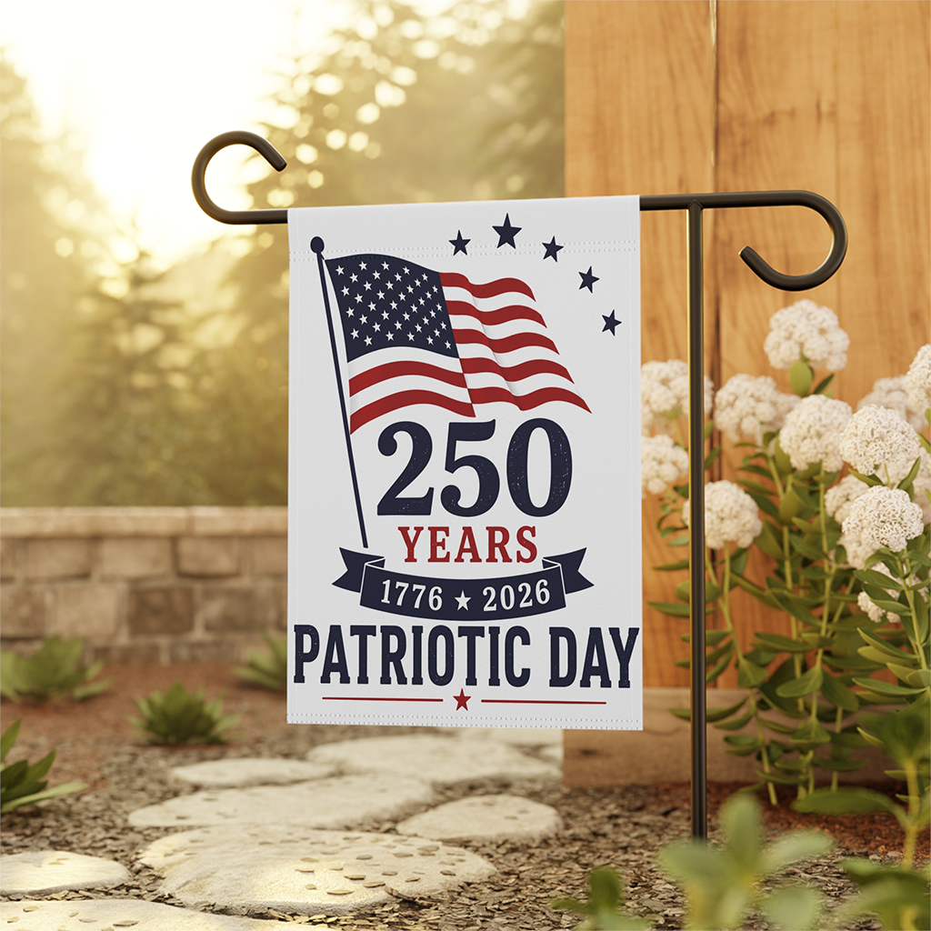 1776 2026 Patriotic Day USA Flag - 250 Years Gift for Him & Her - back view
