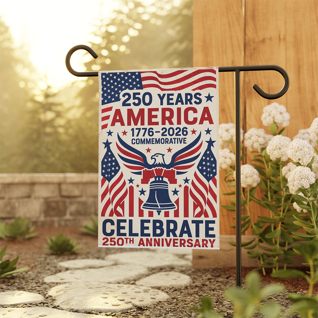 Patriotic Eagle American Flag - 4th of July USA 250th Anniversary Gift - back view