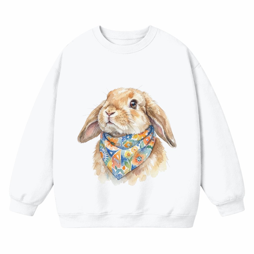 Sweatshirt Easter Watercolor Bunny – Gift for Rabbit Lover - front view