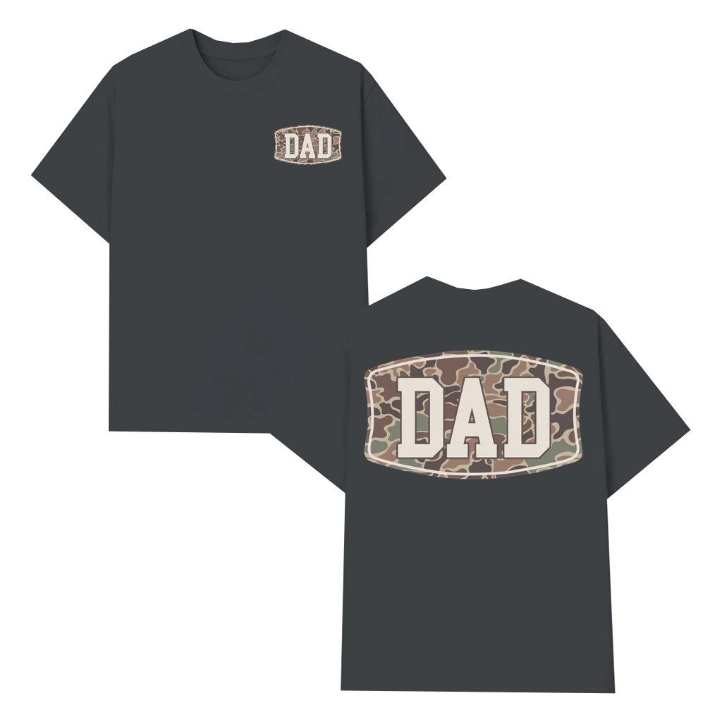 Camo T-shirt – Father's Day Gift for Dad - front view