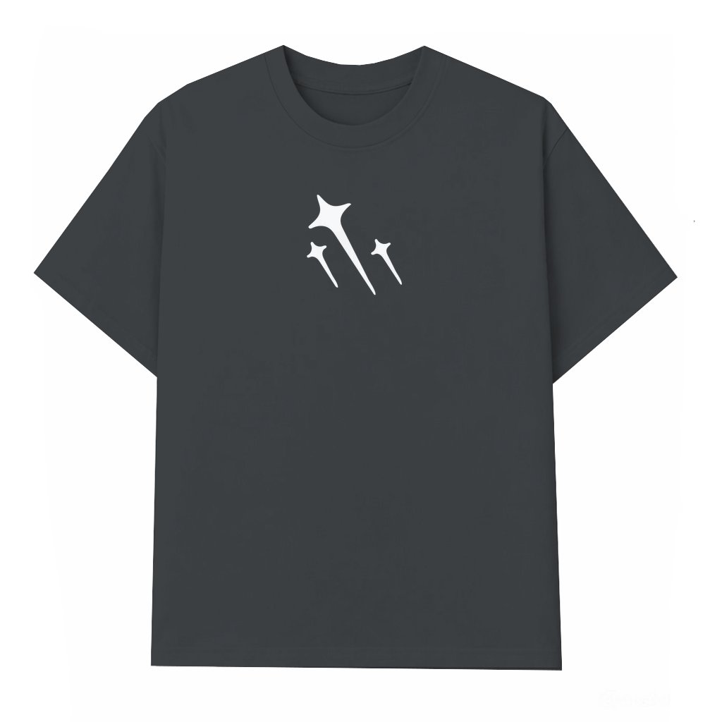 Rising Stars T-shirt – Gift for Men Vintage Heavyweight Boxy Fit 3M Reflective - front view