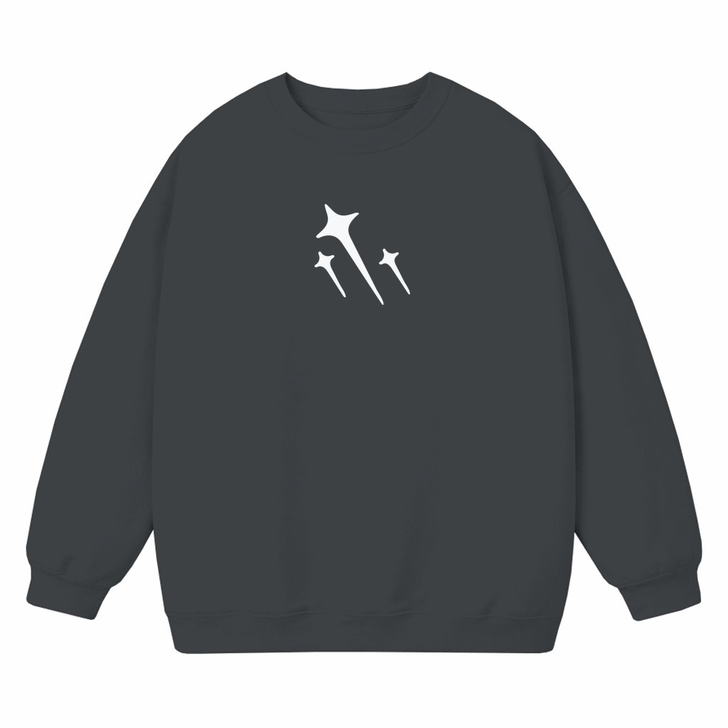 Vintage Reflective Sweatshirt – Birthday Gift for Men Boxy Heavyweight - front view