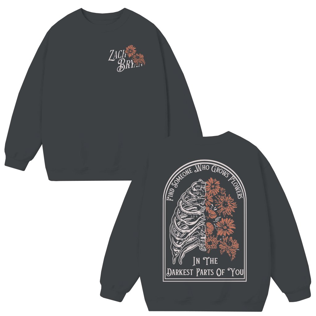 Retro Western Music Sweatshirt – Gift for Women Vintage Country Cowboy 2 Sided Print - front view
