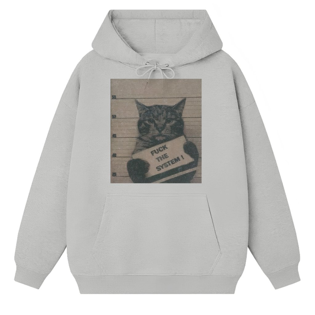 Funny Animal Hoodie – Gift for Men & Women Vintage Graphic - front view