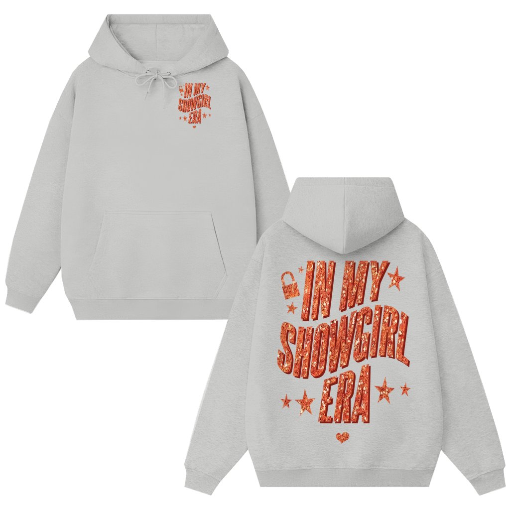 Vintage Showgirl Hoodie – Gift for Showgirl Retro Glitter Statement - front view