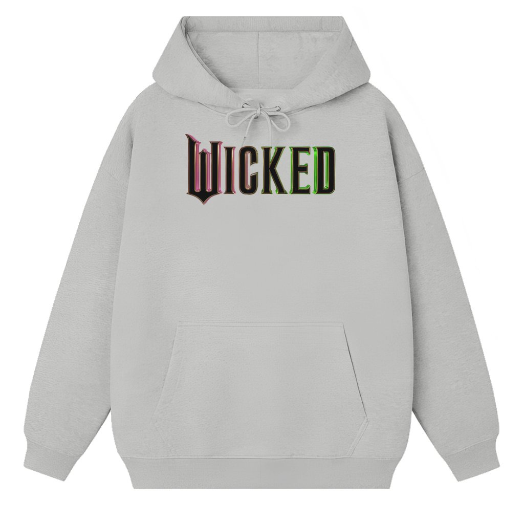 Wicked Letter Hoodie – Vintage Gift for Him Her - front view