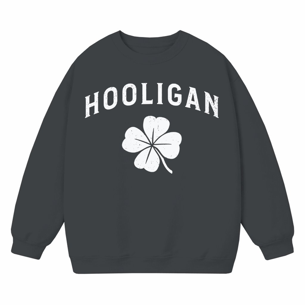 Irish Hooligan Sweatshirt – St. Patrick's Day Gift Classic Vintage - front view