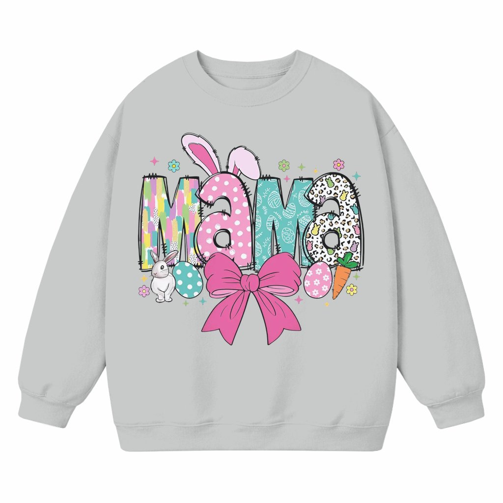Coquette Sweatshirt – Easter Gift for Mama Vintage - front view