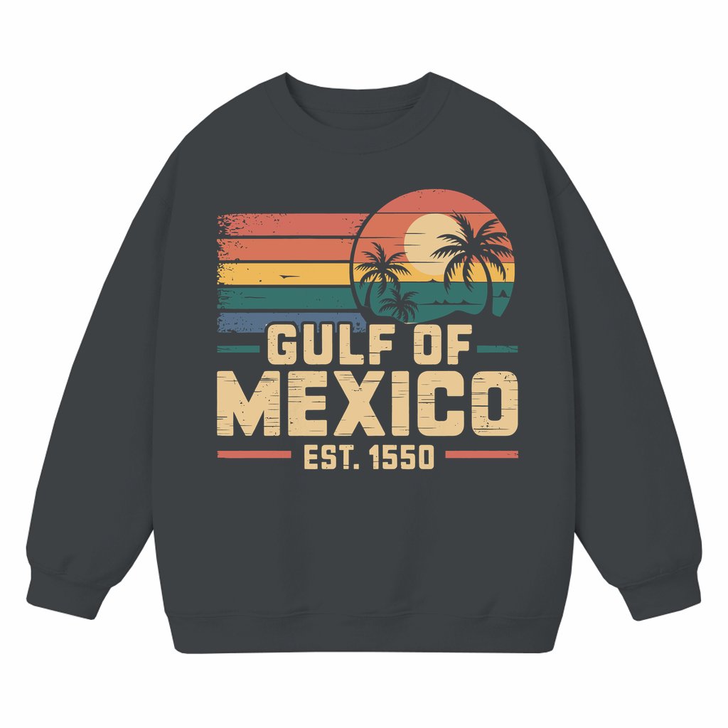 Vintage Gulf of Mexico Gulf Coast Sweatshirt – Travel Gift for Him Her - front view