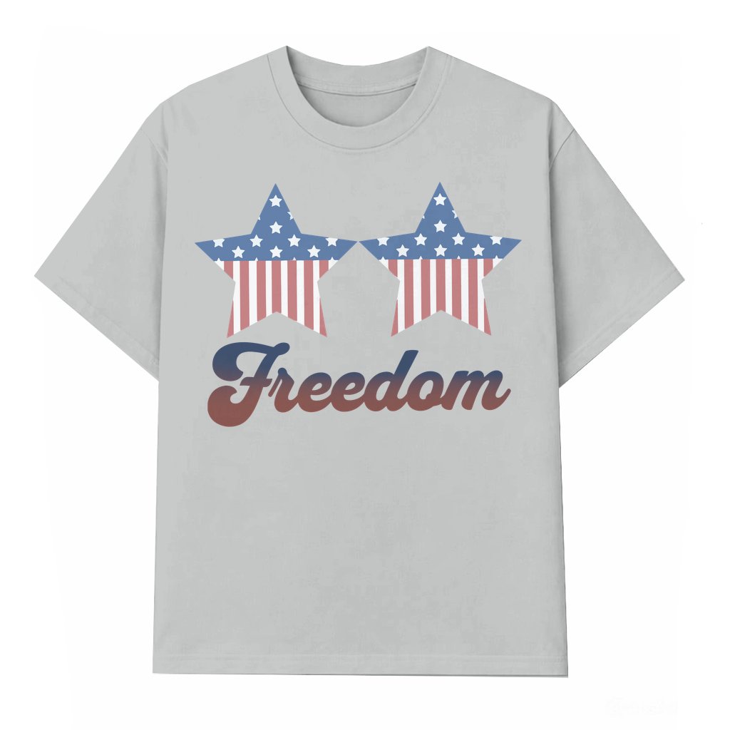 Funny Matching Couples T-shirt – 4th of July Gift for Couples Adult Humor - front view