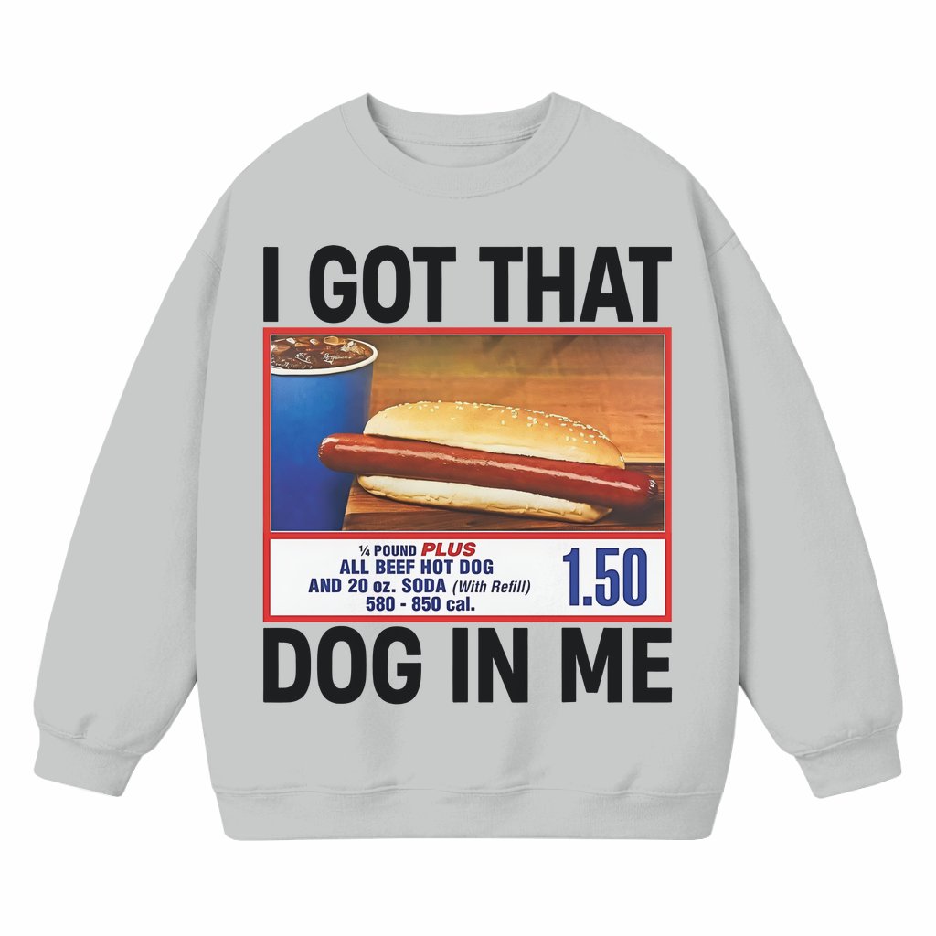 Funny Hot Dog Sweatshirt – Gift for Hot Dog Lovers - front view