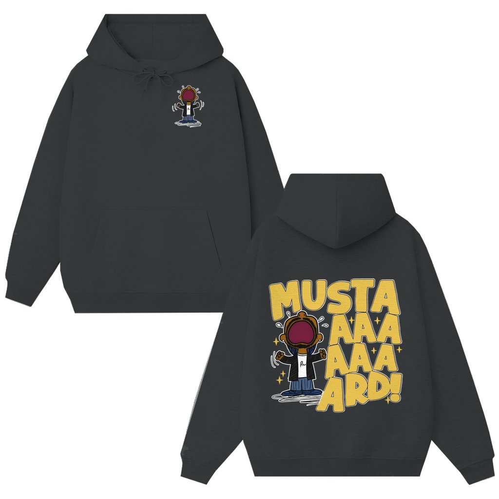 Funny Mustard Meme Hoodie – Gift for Hip Hop Music Lover Trendy - front view
