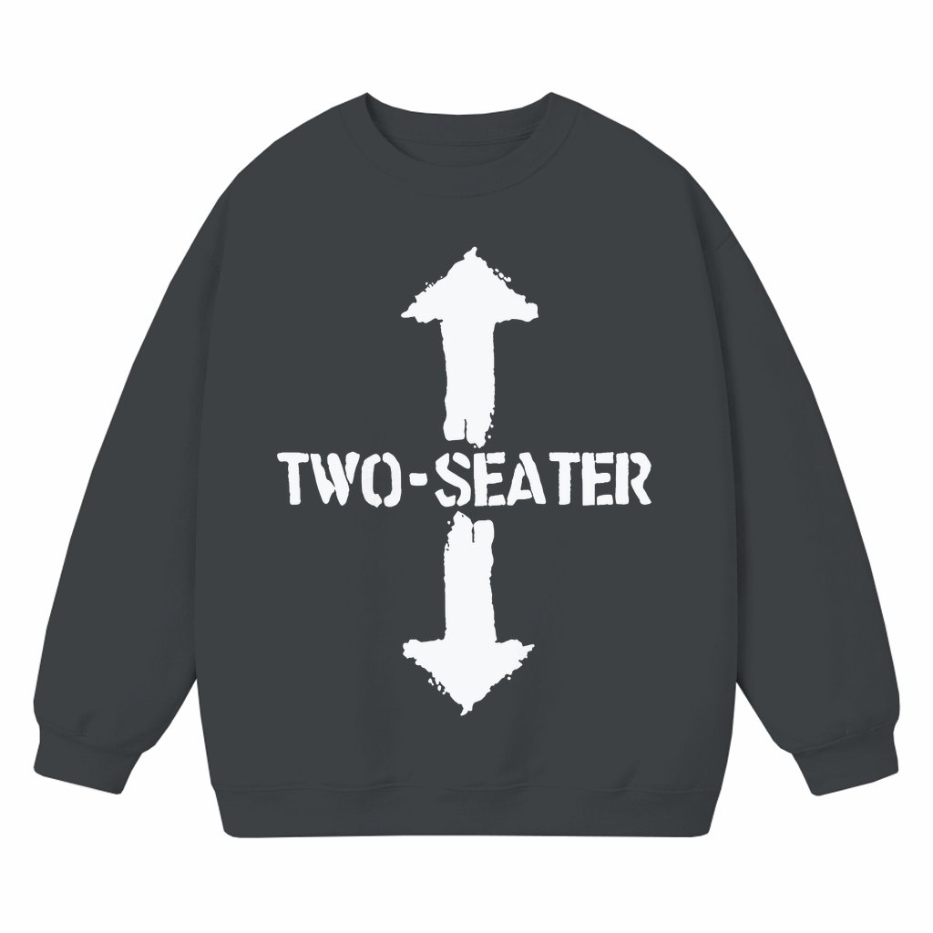 Two-Seater Double Arrow Sweatshirt – Funny Gift for Men - front view