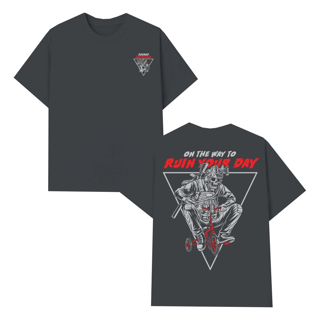 Ruin Your Day T-shirt – Funny Gift for Men Women Trendy 2 Sided Print - front view