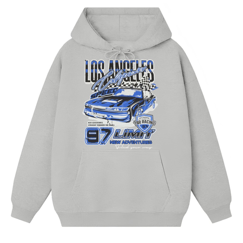 Car Graphic Hoodie – Gift for Men Trendy Streetwear - front view