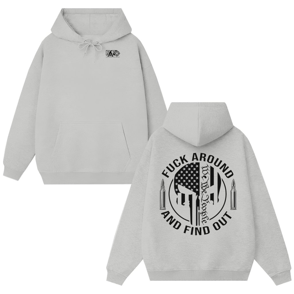 We The People Hoodie – Patriotic Gift for Men Classic Streetwear - front view