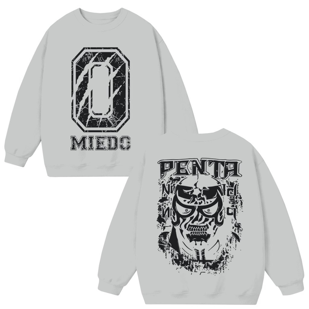 Zero Fear Wrestling Sweatshirt – Birthday Gift for Wrestlers Unisex Streetwear 2 Sided Print - front view