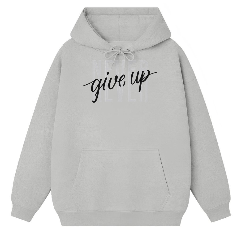 Loose Letter Print Hoodie – Gift for Men Trendy Streetwear Drop Shoulder - front view
