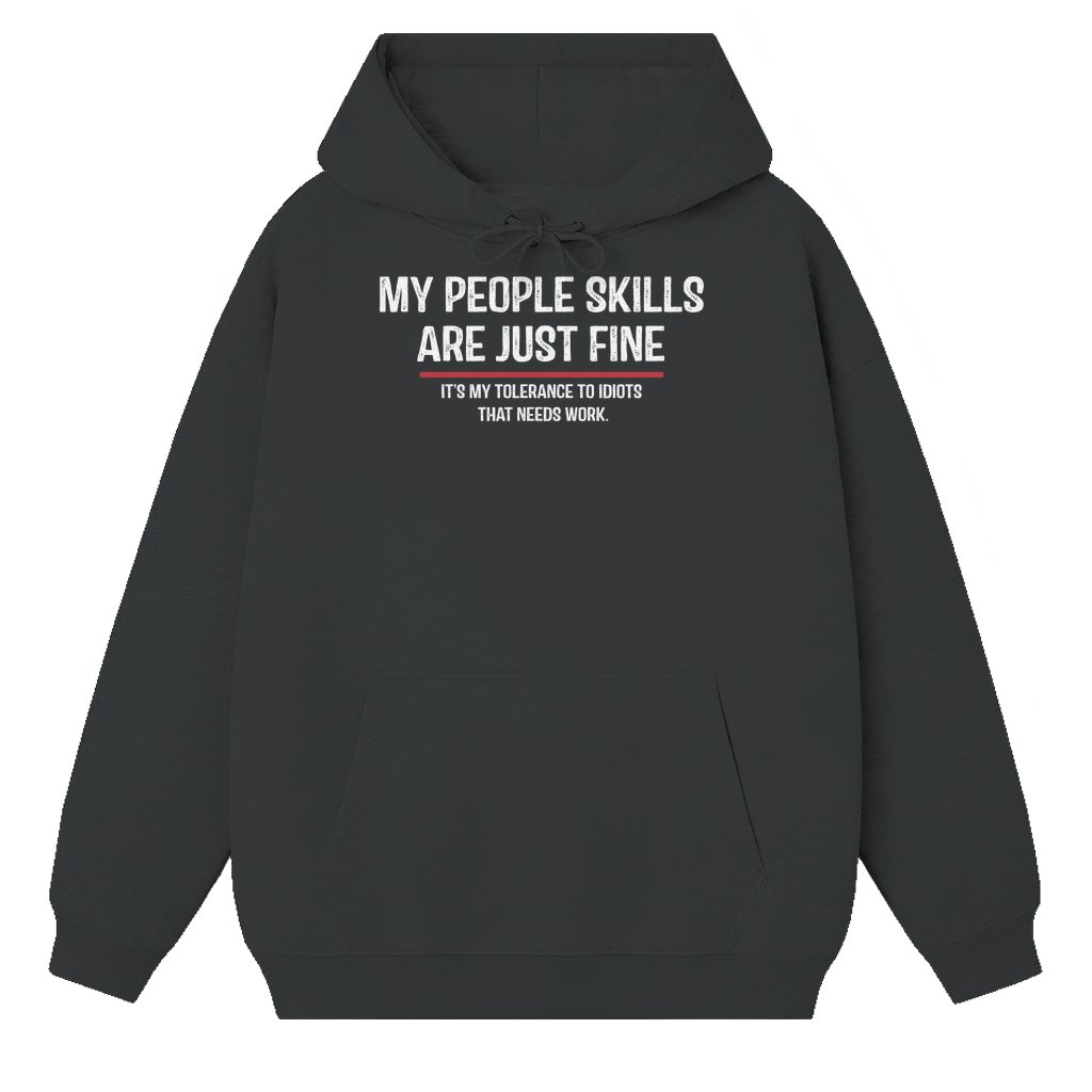 Funny Letter Print Hoodie – Gift for Men Trendy Streetwear - front view