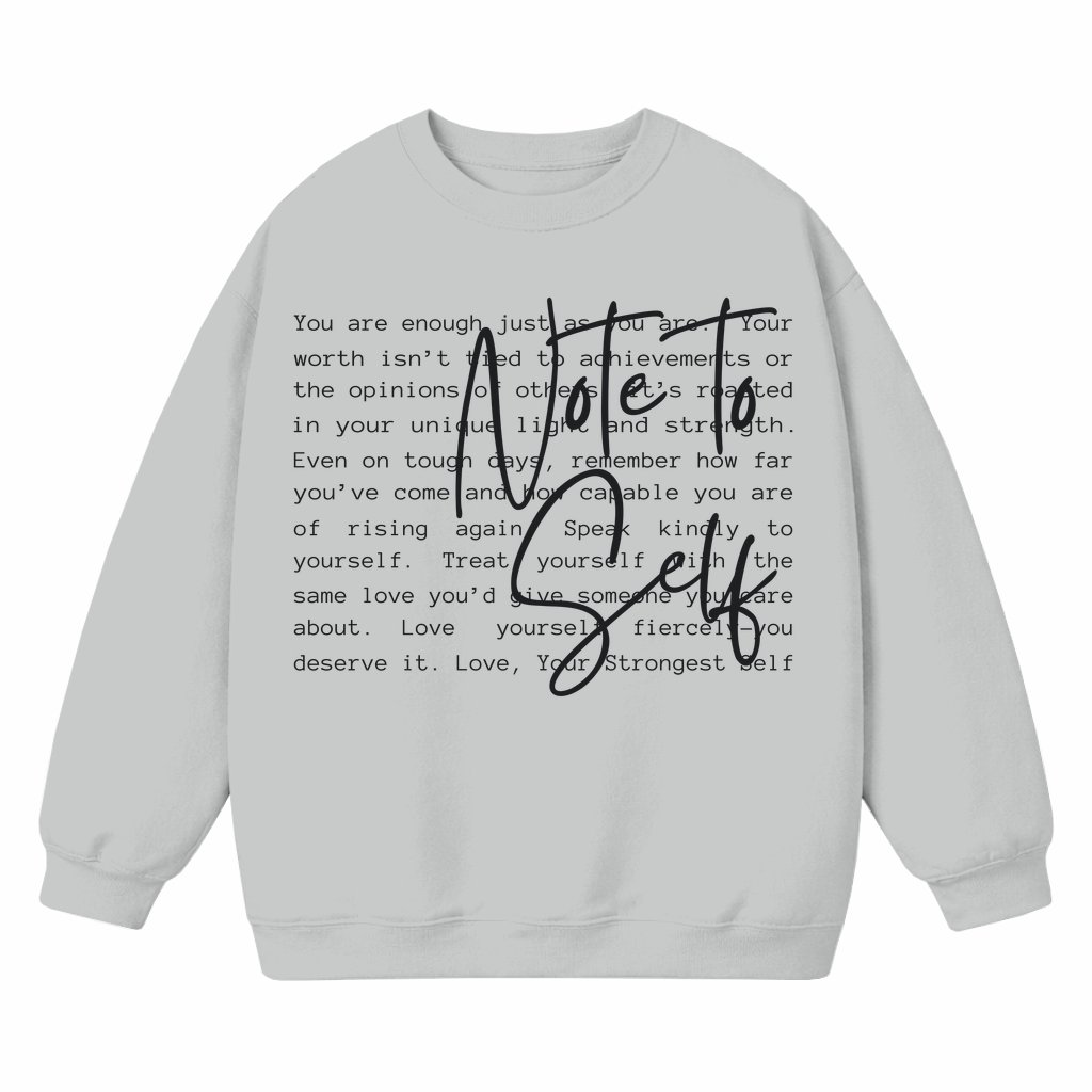 Dear Person Behind Me Sweatshirt – Inspirational Gift for Friends Mental Health Quote - front view