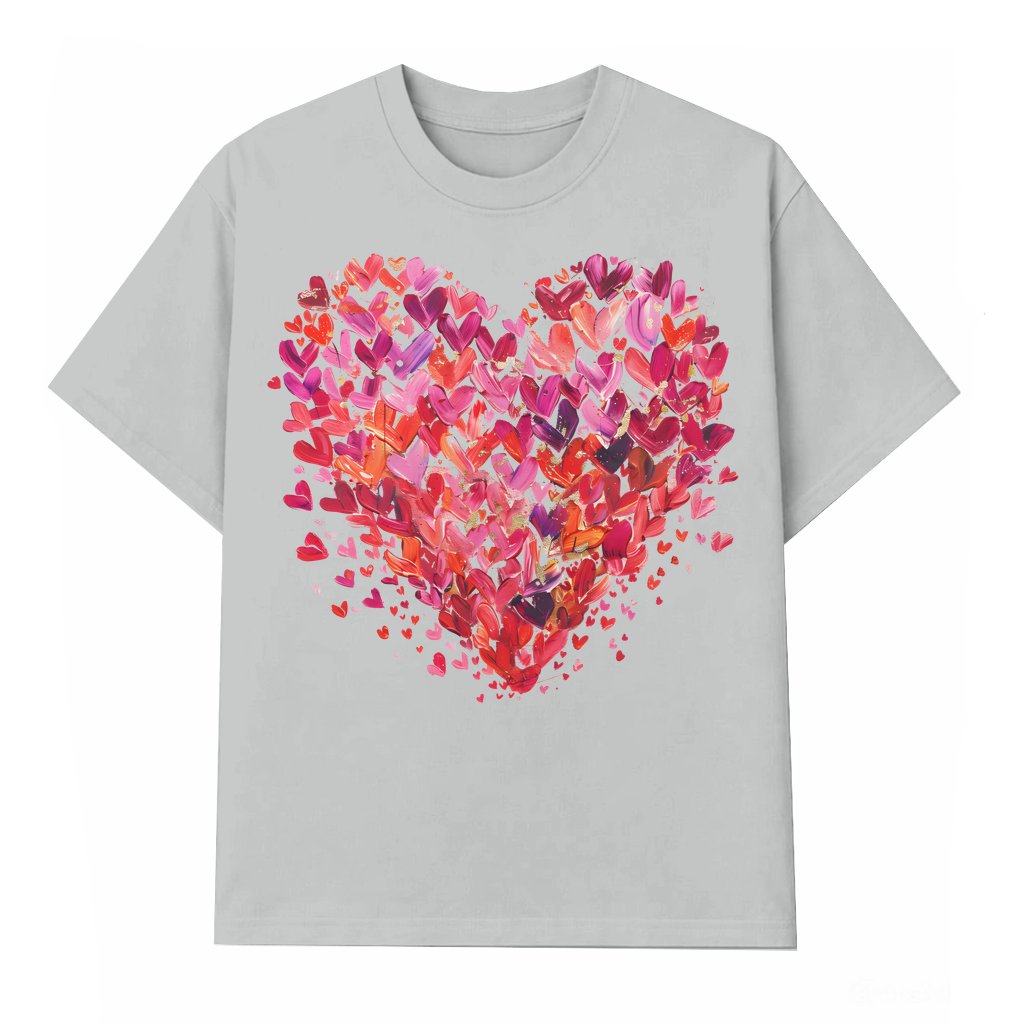 Valentine Heart T-shirt – Valentine's Day Gift for Women Cute - front view