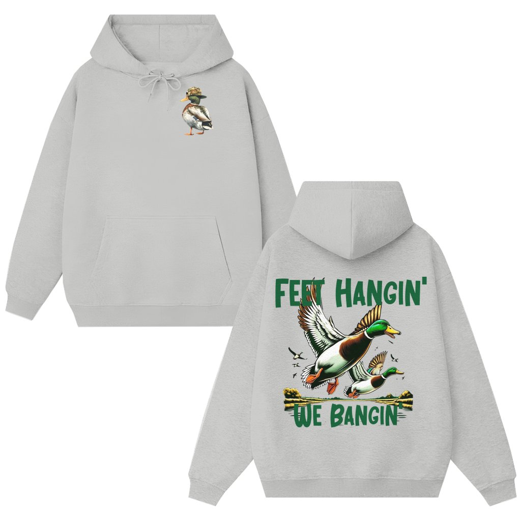 Duck Hunting Hoodie – Hunting and Fishing Gift for Hunters 2 Sided Print - front view