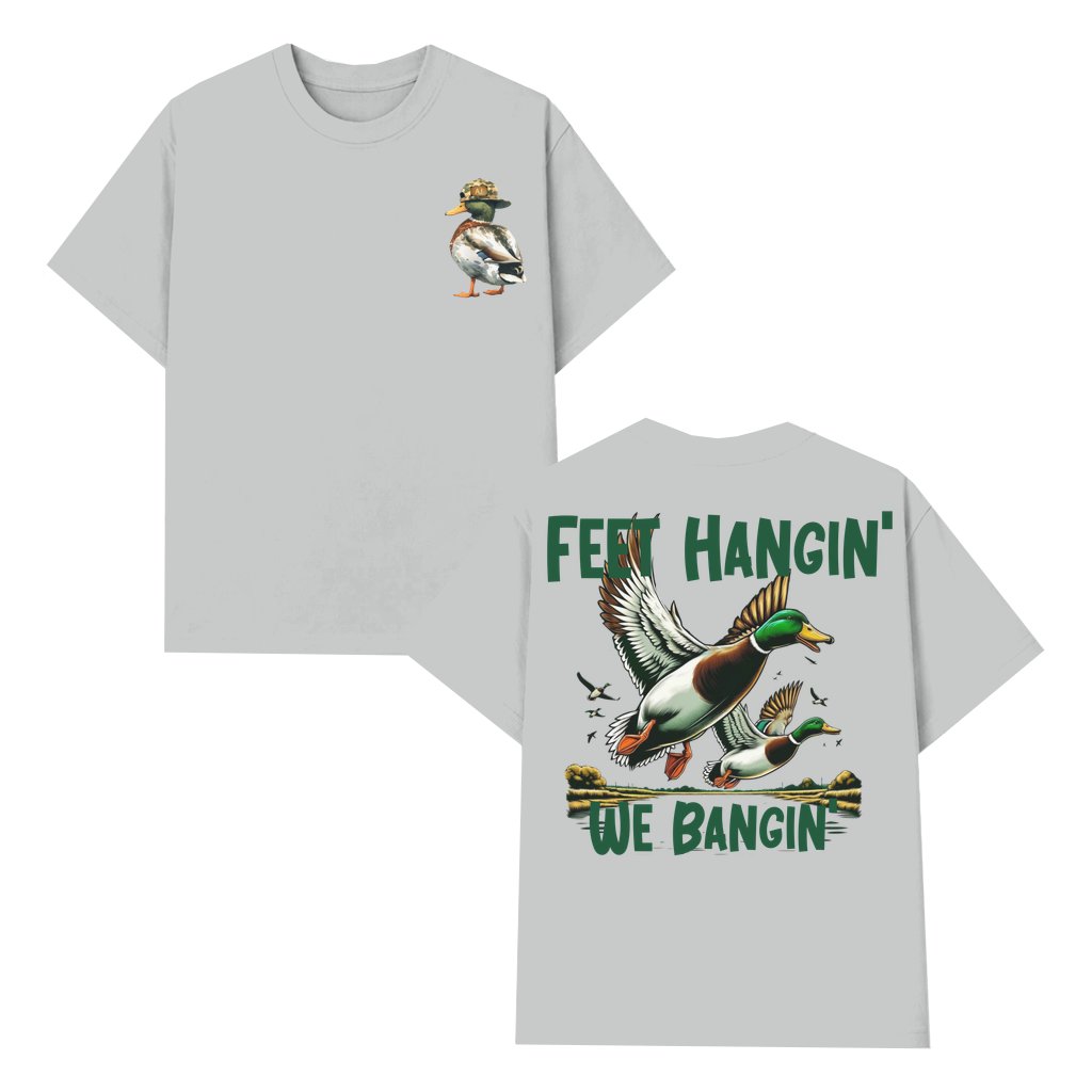 Duck Hunting T-shirt – Gift for Hunters Hunting Fishing Life 2 Sided Print - front view