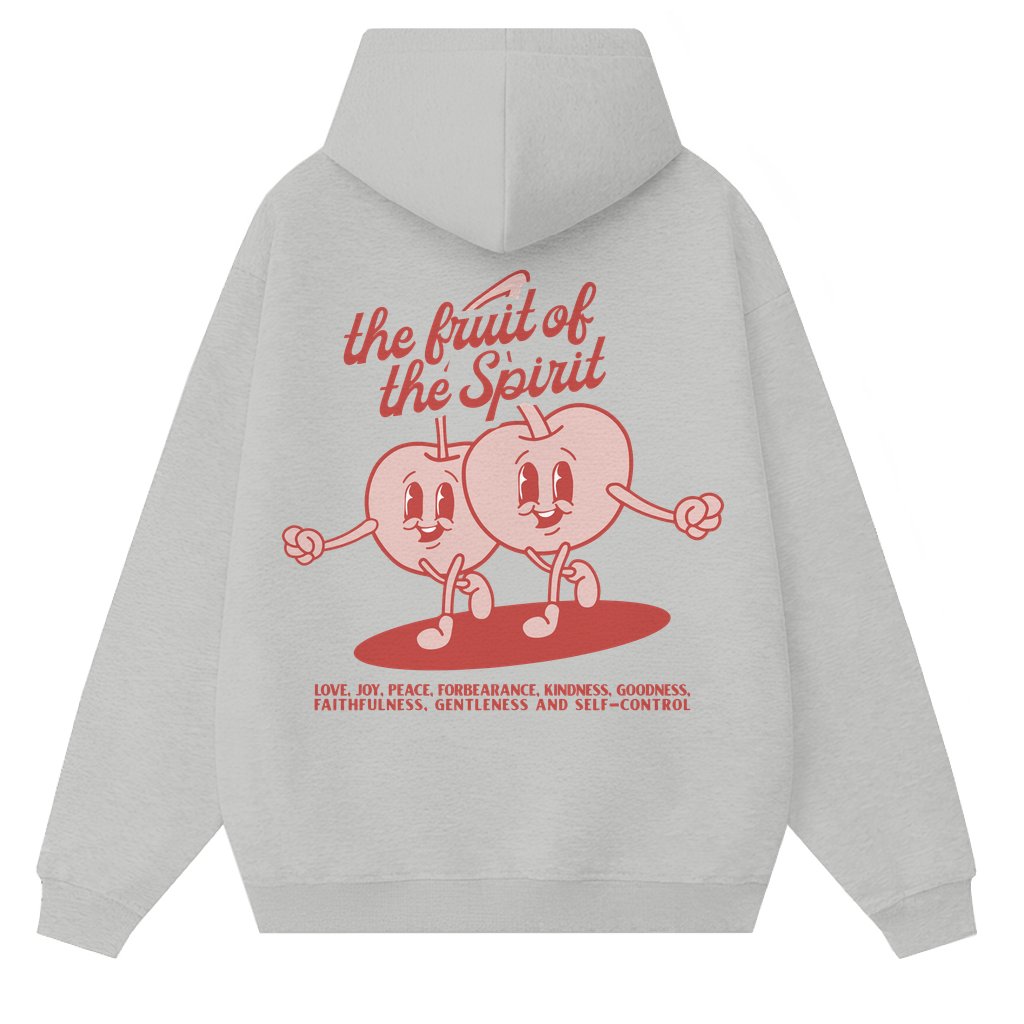 I Love Jesus Fruits of the Spirit Hoodie – Gift for Men Women Christian Vintage - front view