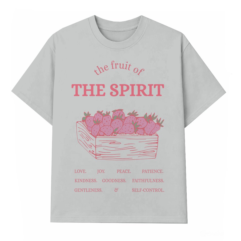 Fruit of the Spirit Christian T-shirt – Bible Verse Gift for Her and Him - front view