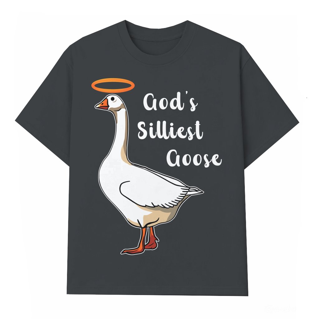 Funny Silliest Goose Christian T-shirt – Gift for Christians Vintage Style - front view