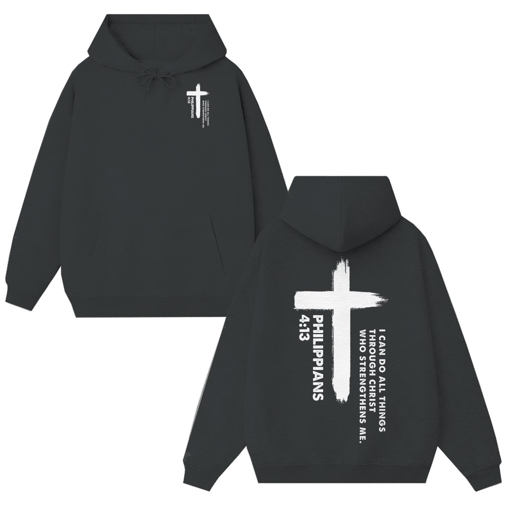 Faith Christian Philippians 413 Hoodie – Christian Gift for Men & Women - front view