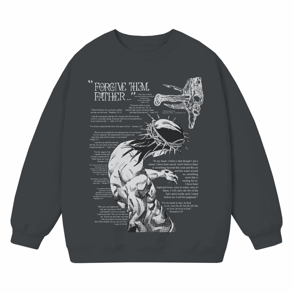 Forgive Them, Father Bible Verses Sweatshirt – Gift for Christians Classic - front view