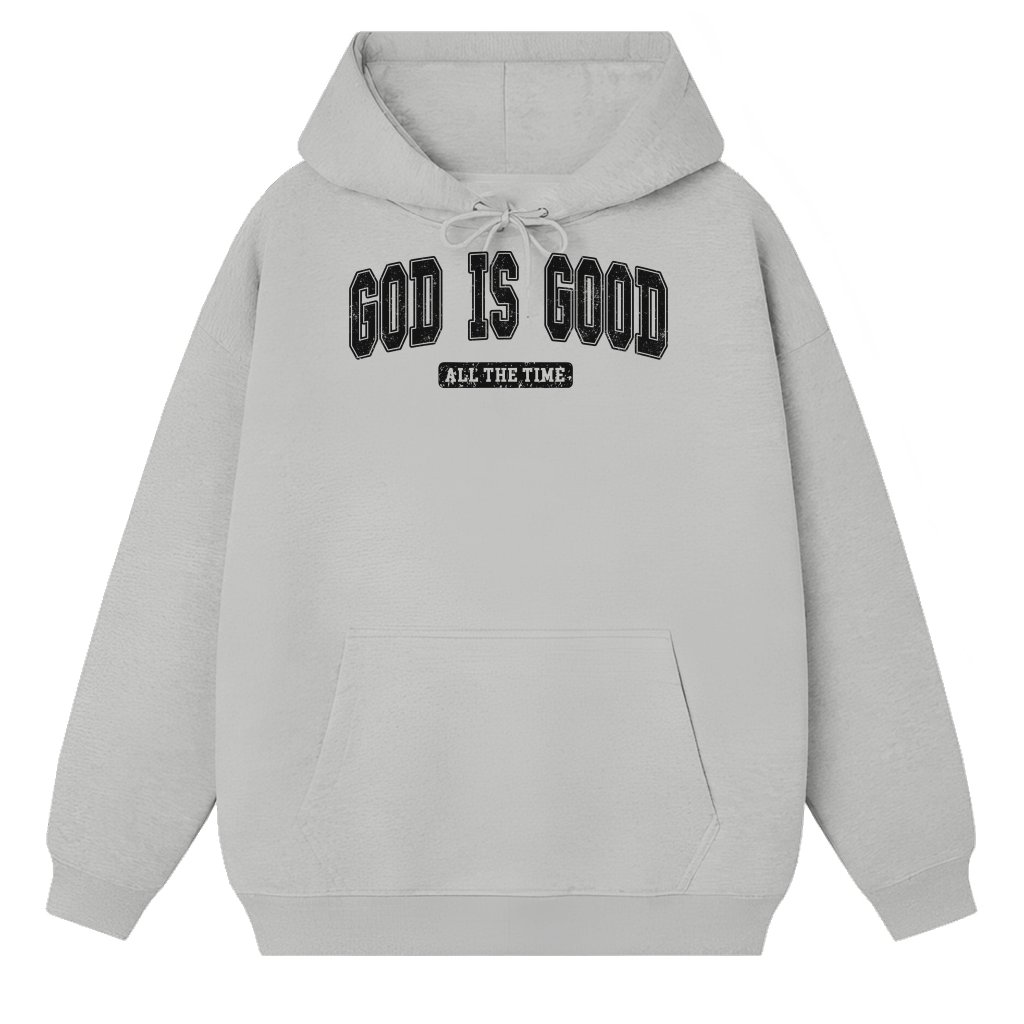 God is Good Christian Hoodie – Faith Gift for Him Her - front view