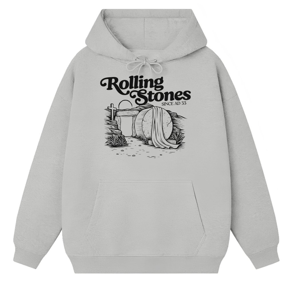 He is Risen Hoodie – Easter Gift for Men Christian Empty Tomb - front view