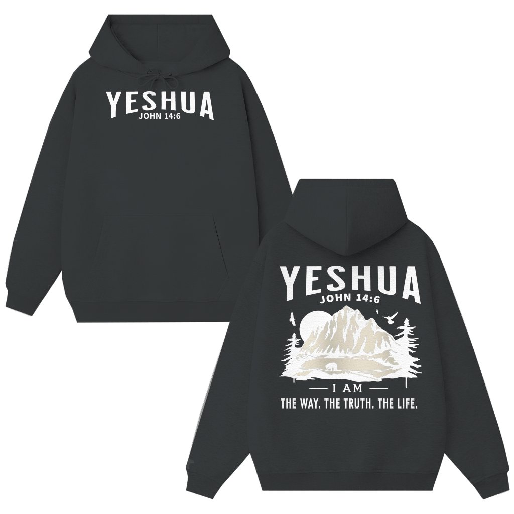 Yeshua Christian Faith Hoodie – Gift for Women - front view