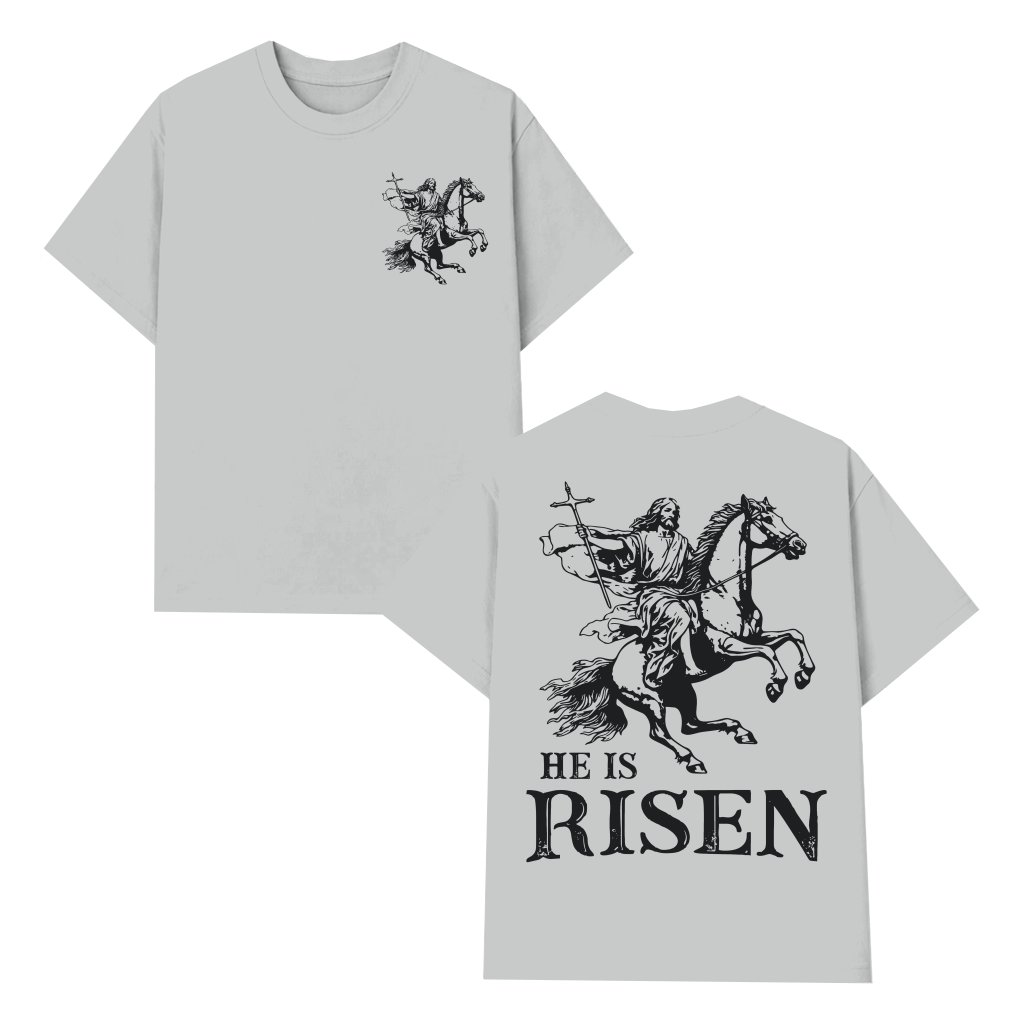 Christian Jesus on a Horse T-shirt – Easter Gift Classic - front view