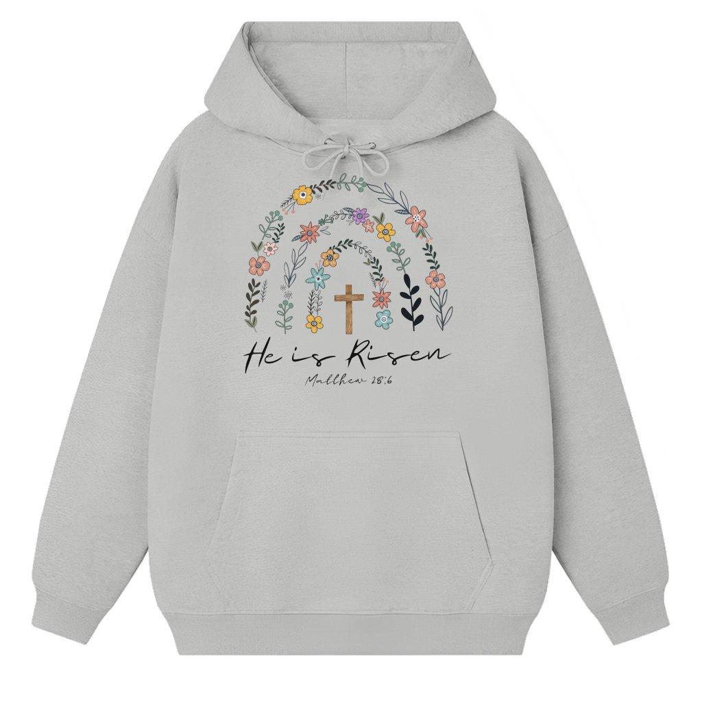 Wildflowers Hoodie – Christian Easter Gift - front view