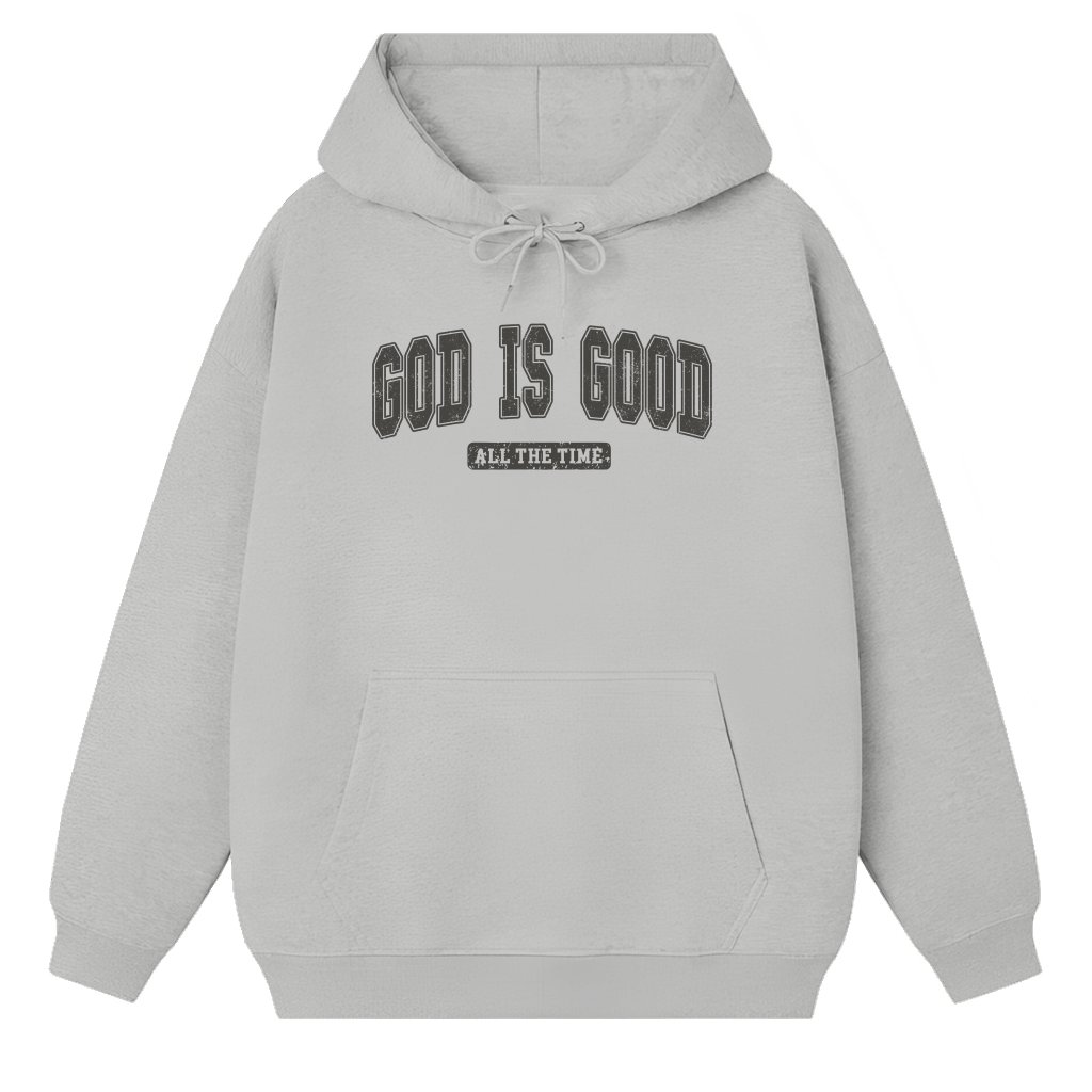 God Is Good Hoodie – Christian Inspirational Gift for Believers - front view