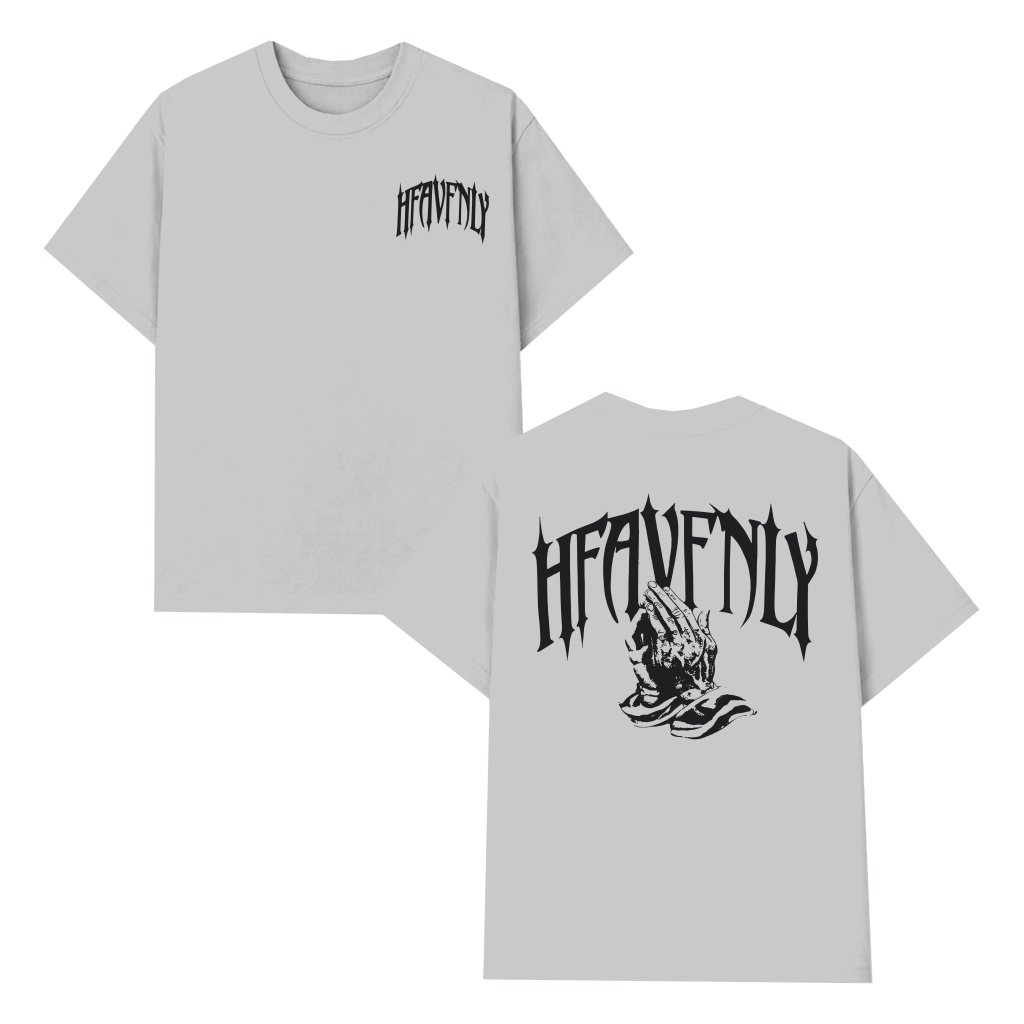 Praying Hands T-shirt – Christian Spiritual Gift Gothic Unisex - front view