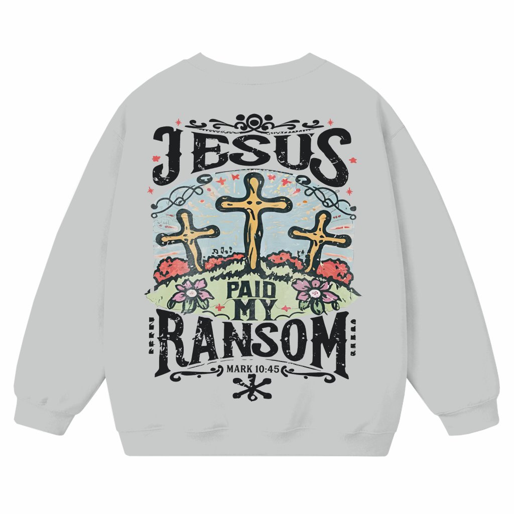 Jesus Loves You Sweatshirt – Christian Gift Classic Trendy - front view