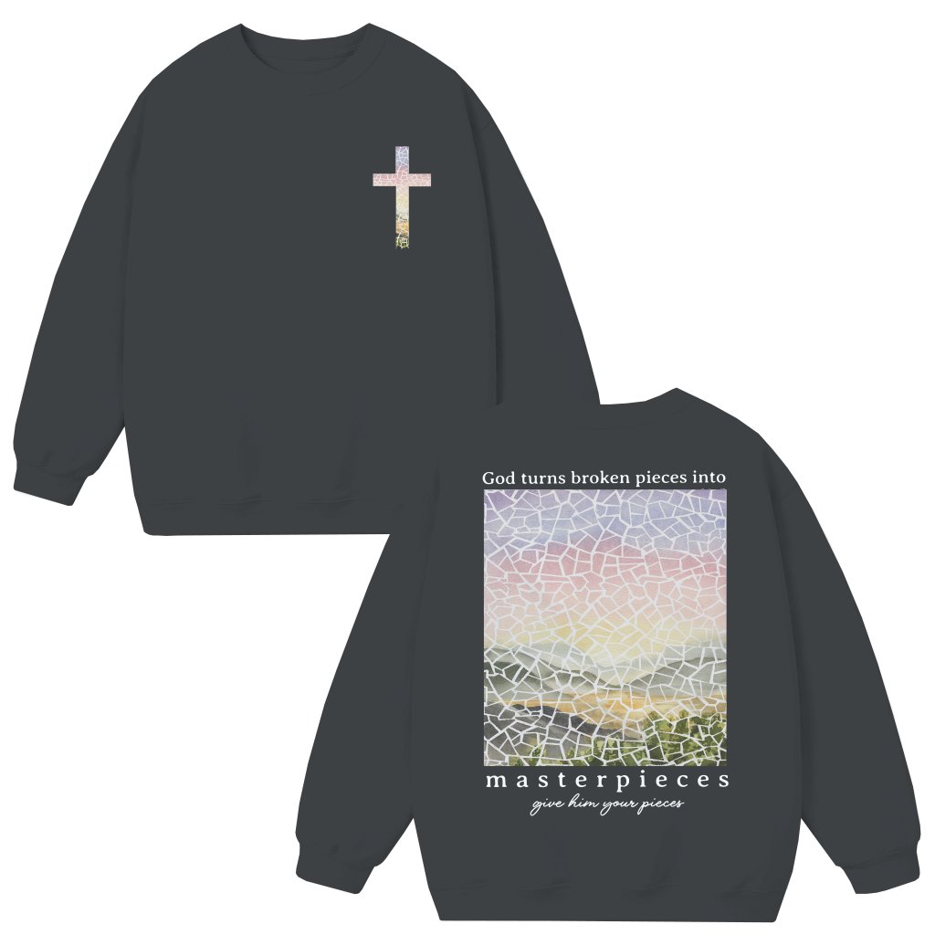 Christian Bible Verse Sweatshirt – Jesus Religious Gift for Christians Trendy - front view