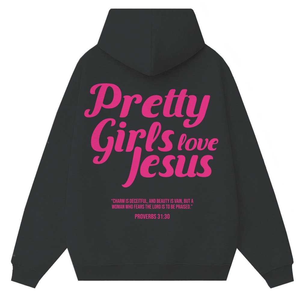 I Love Jesus Christian Hoodie – Gift for Christians - front view