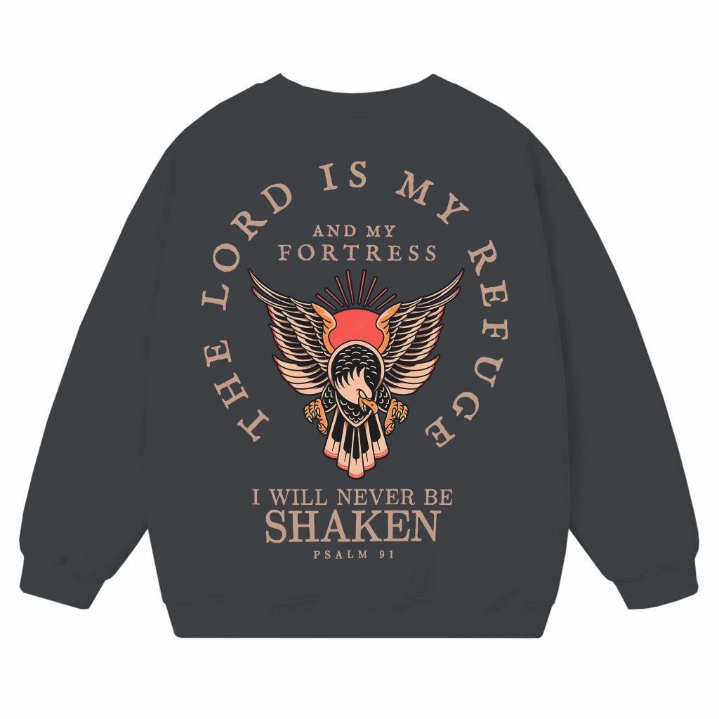 Psalm 91 Christian Sweatshirt – Christian Gift for Men Classic - front view