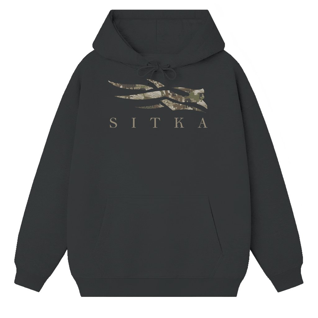 Camo Pullover Hoodie – Gift for Men Classic Streetwear - front view