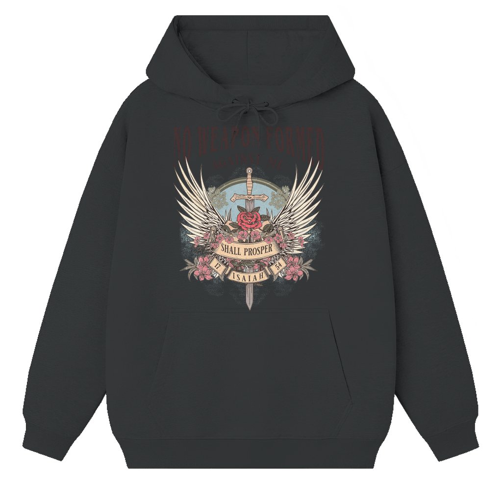 Christian Bible Verse Hoodie – Gift for Christian Boho Trendy Godly - front view