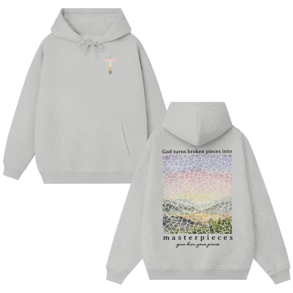 Christian Bible Verse Hoodie – Gift for Her Religious Jesus - front view