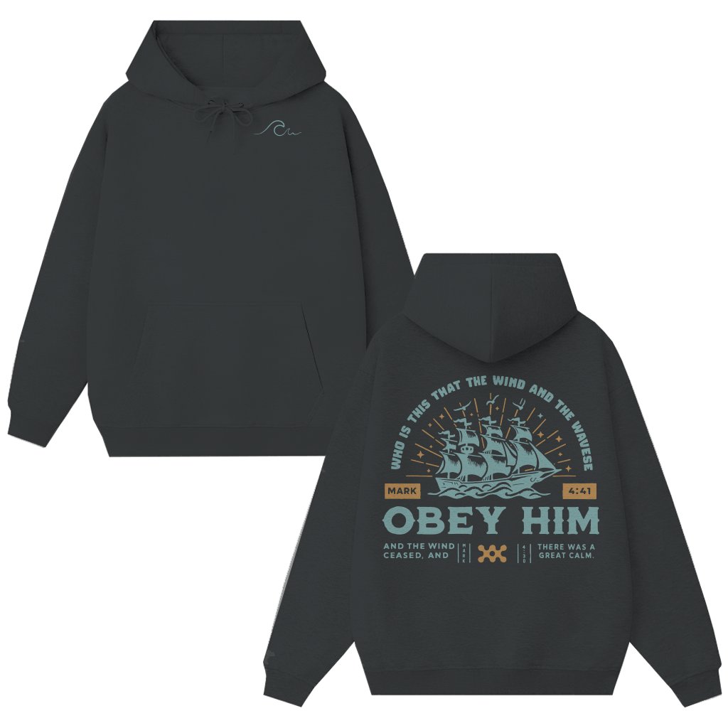 Christian Hoodie – Father's Day Gift for Dad Bible Verse - front view