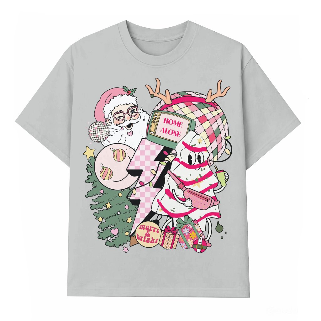 Santa Claus T-shirt – Christmas Gift for Women Funny - front view